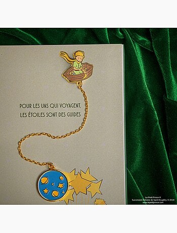 Marque-page Chaînette Naviguer dans le ciel - Le Petit Prince