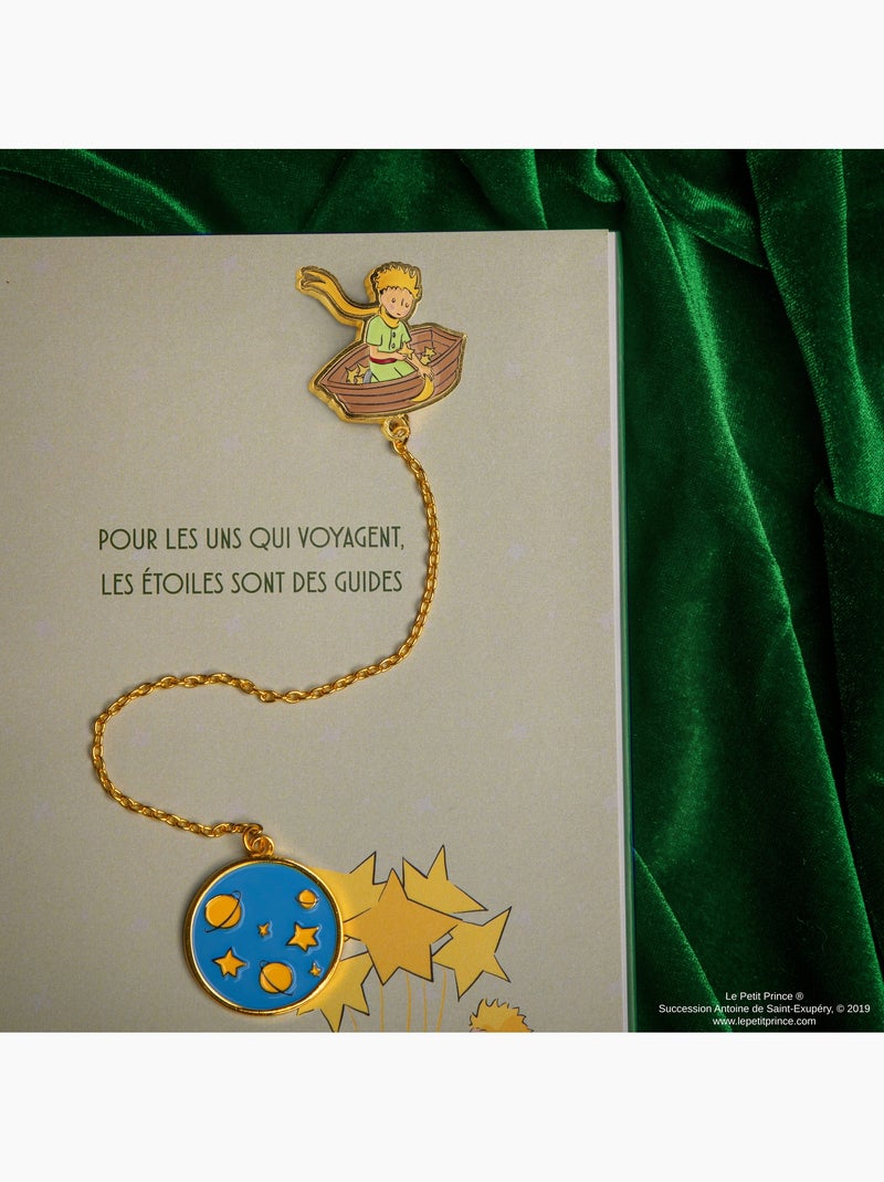 Marque-page Chaînette Naviguer dans le ciel - Le Petit Prince Doré - Kiabi