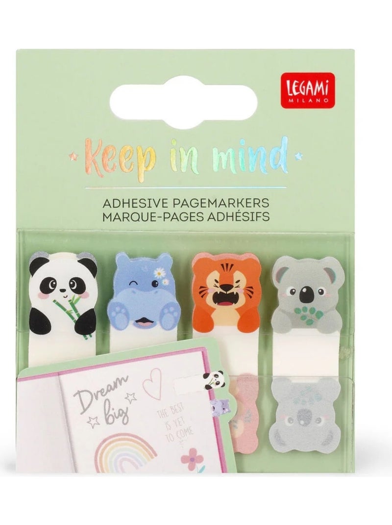 Marque-pages adhésifs Cute Animals - Keep in Mind Multicolore - Kiabi