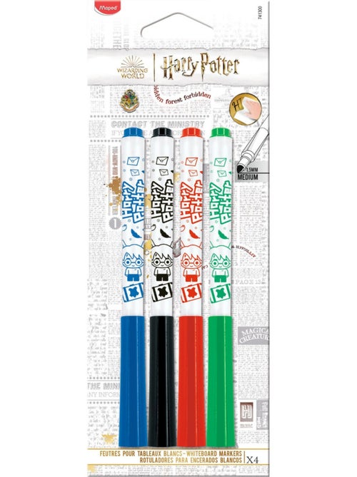 Marqueurs fins effaçables Harry Potter - Kiabi