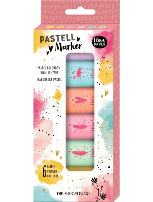 Marqueurs pastels - I love Paper - Kiabi