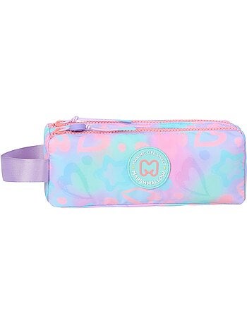 MARSHMALLOW Trousse scolaire double compartiment FUNNY LOVE Multicolore paste