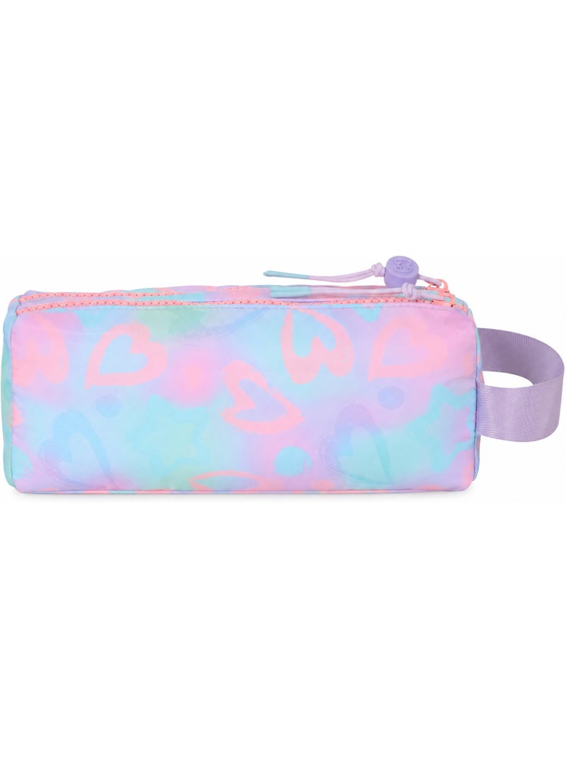  MARSHMALLOW  Trousse scolaire double compartiment FUNNY LOVE  Multicolore paste Bleu Bleu - Kiabi