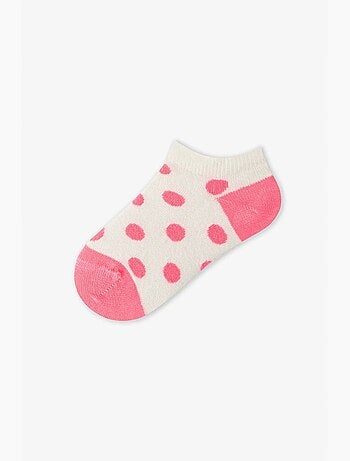 Marsmelov neon fun à motif géométrique, lot de 4 chaussettes invisibles penti