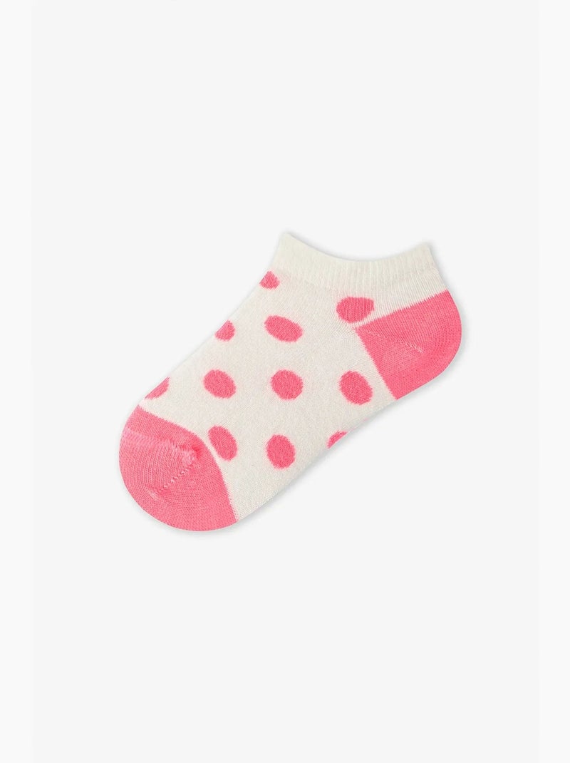 Marsmelov neon fun à motif géométrique, lot de 4 chaussettes invisibles penti Blanc Rose - Kiabi