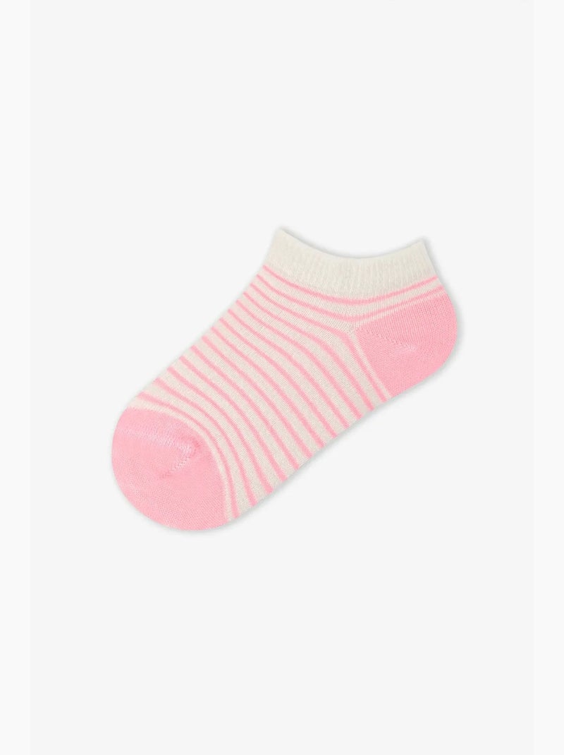 Marsmelov neon fun à motif géométrique, lot de 4 chaussettes invisibles penti Blanc Rose - Kiabi