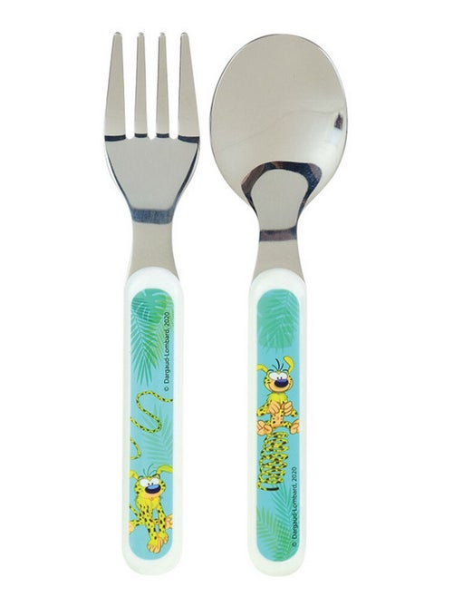 Marsupilami Ensemble Couverts Inox (Fourchette, Cuillere) - Kiabi