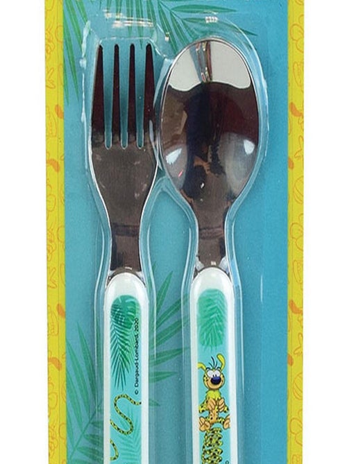Marsupilami Ensemble Couverts Inox (Fourchette, Cuillere) - Kiabi