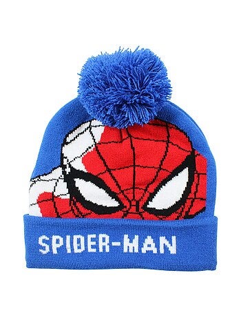 Marvel - Bonnet avec pompon Spiderman garçon