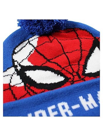 Marvel - Bonnet avec pompon Spiderman garçon