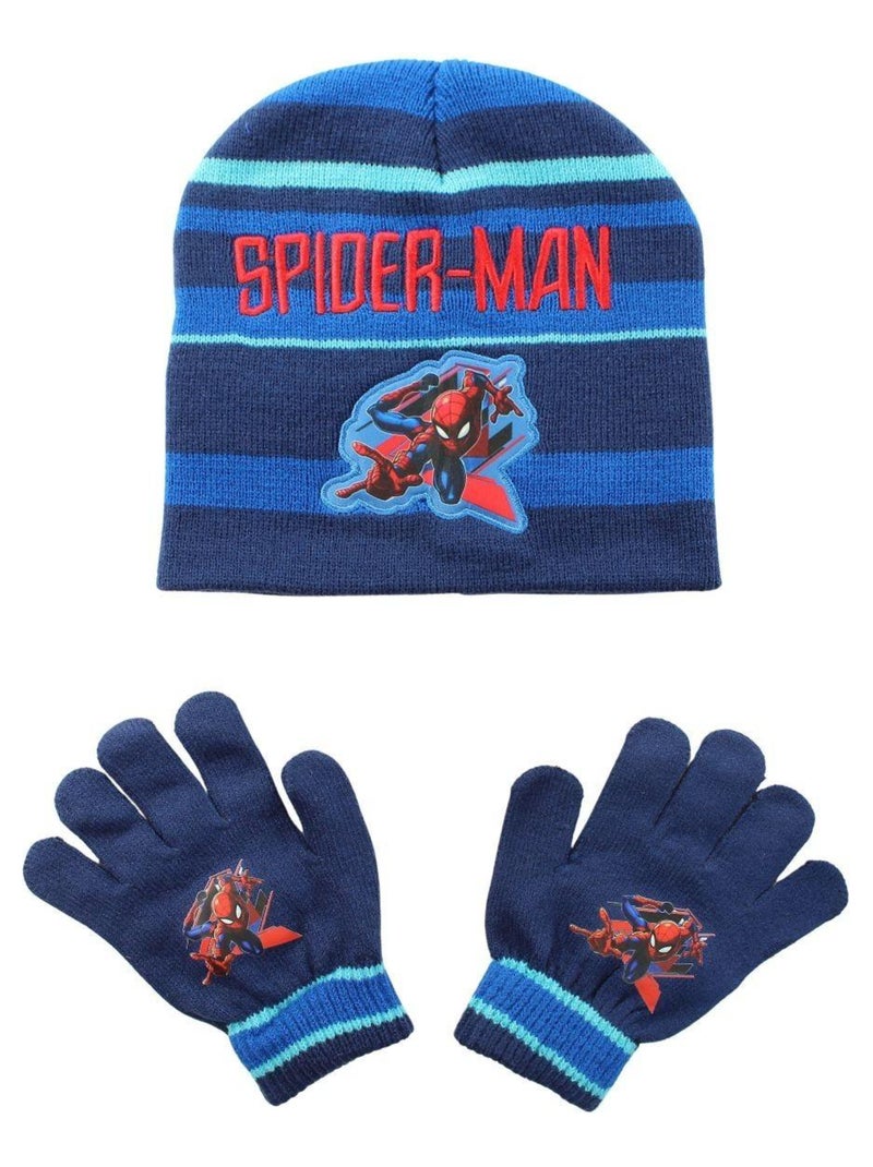 Marvel - Bonnet imprimé Spiderman Bleu marine - Kiabi