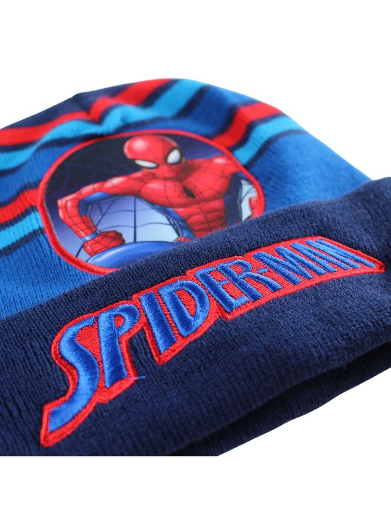 Marvel - Bonnet Spiderman garçon Bleu marine - Kiabi