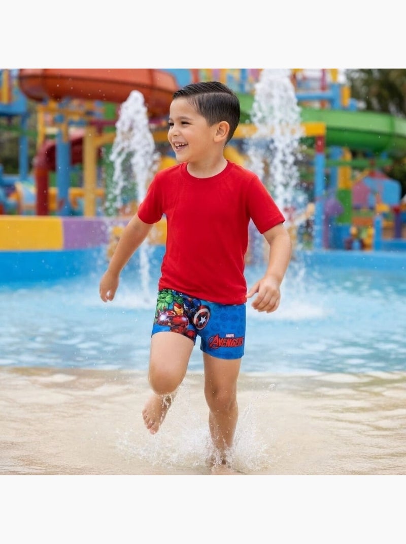 Marvel - Boxer de bain garçon Bleu - Kiabi