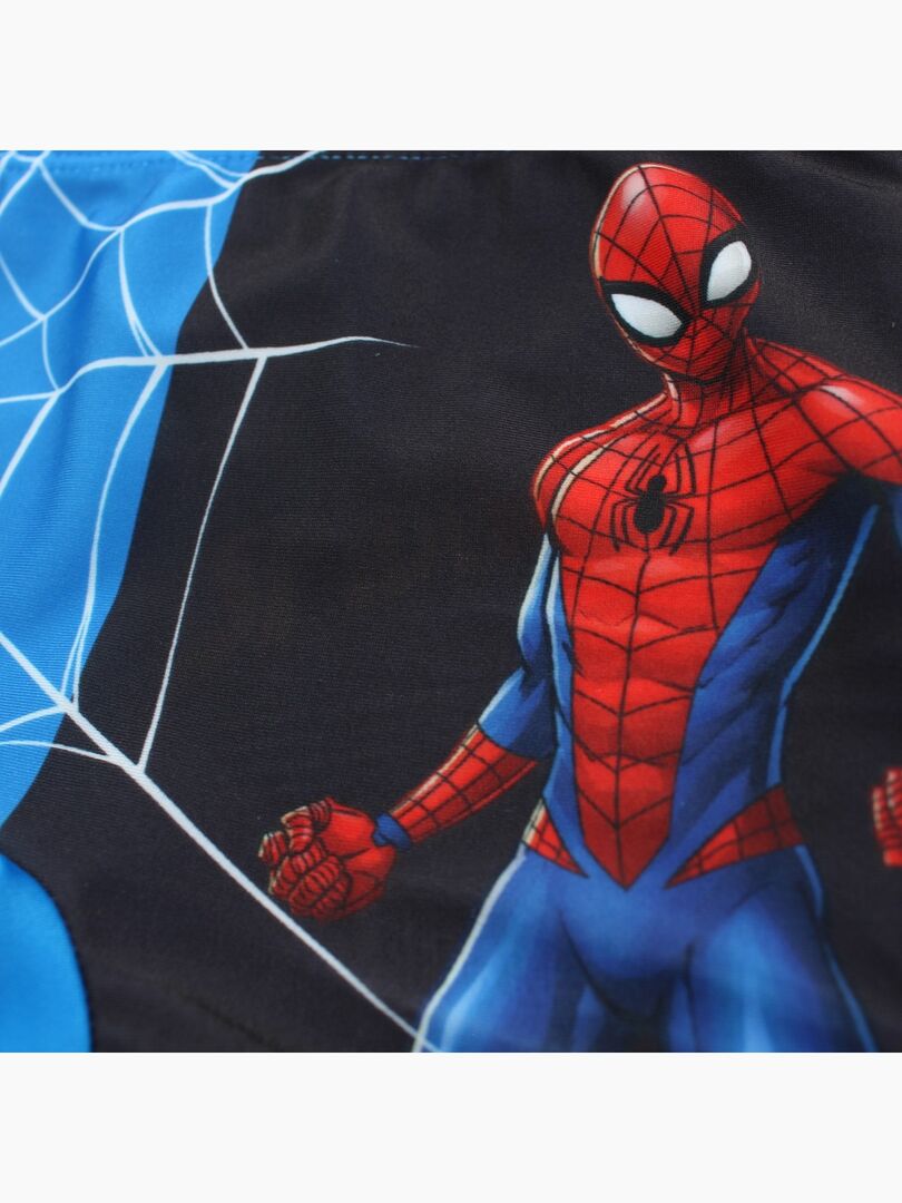 Boxer Maillot De Bain Garçon Spider-Man Bleu - 4 Ans - Imprimé Marvel Officiel, Confortable Et Résistant