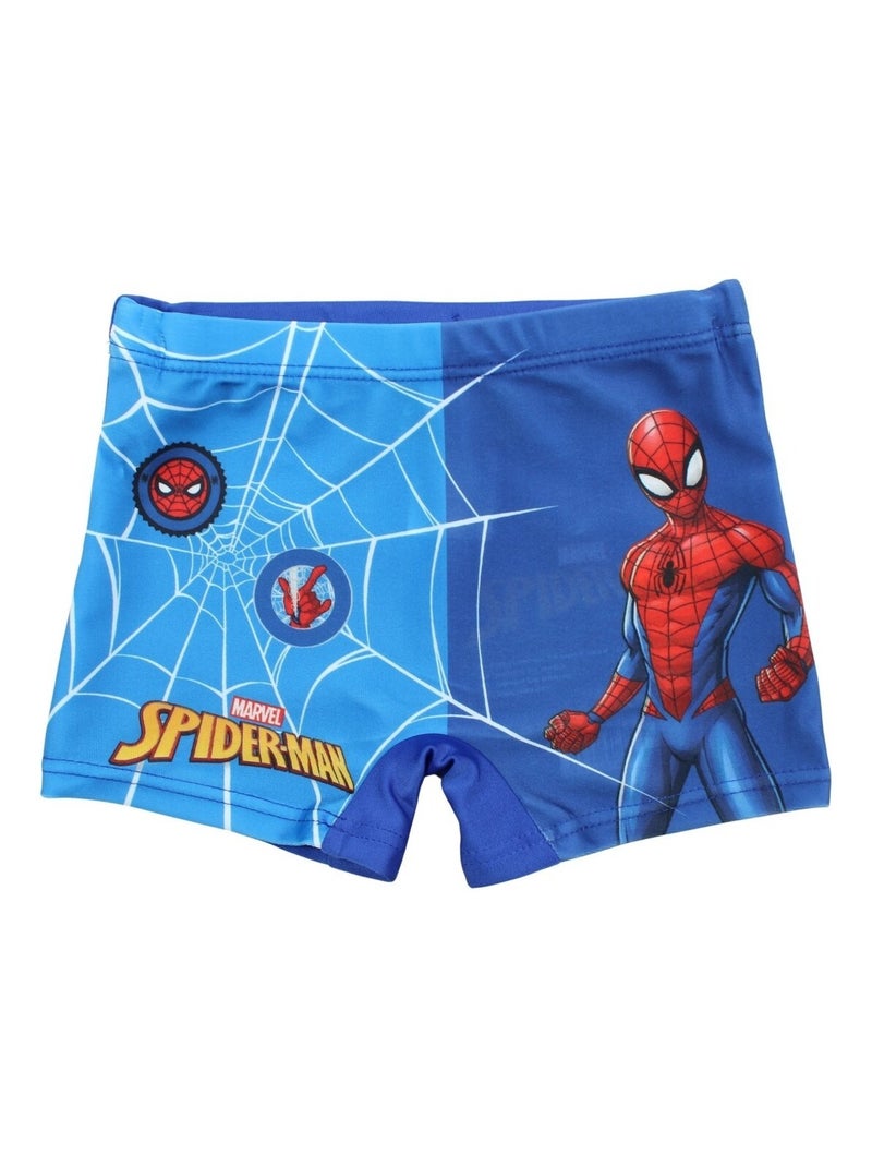 Marvel - Boxer De Bain imprimé Spiderman Bleu - Kiabi