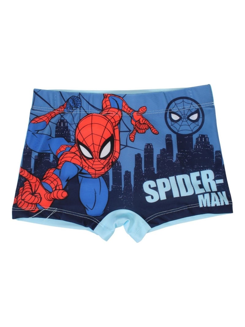 Marvel - Boxer De Bain imprimé Spiderman Bleu - Kiabi