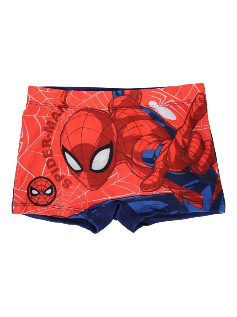 Marvel - Boxer De Bain imprimé Spiderman Rouge - Kiabi