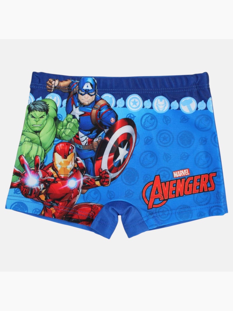 Marvel - boxer de bain imprimé, taille élastique Bleu - Kiabi
