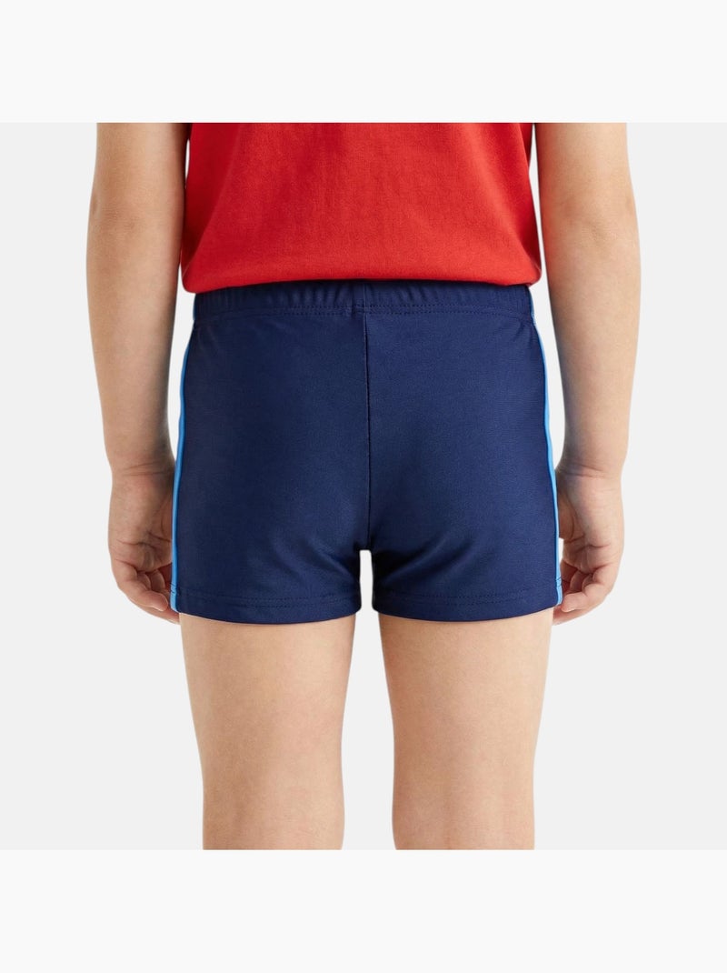 Marvel - boxer de bain imprimé, taille élastique Bleu marine - Kiabi
