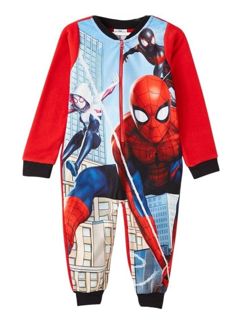 Marvel - Combinaison imprimé Spiderman Rouge - Kiabi