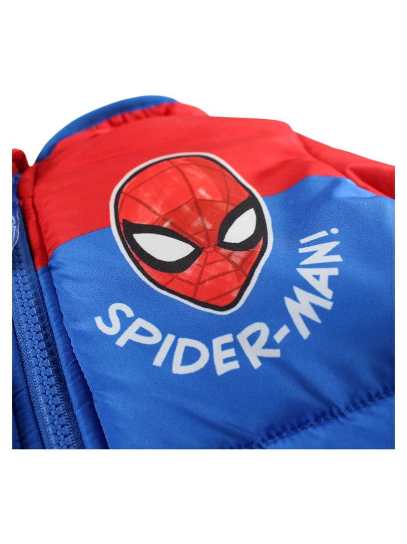 Marvel - Doudoune garçon avec logo 2 couleurs Bleu - Kiabi