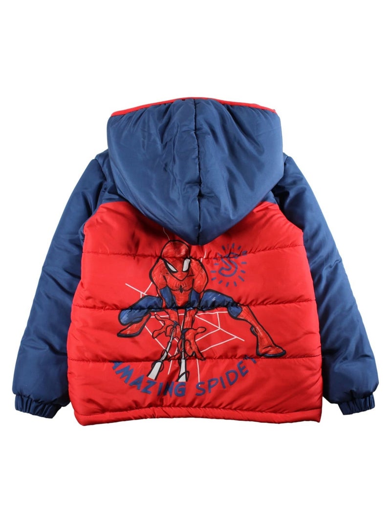 Marvel - Doudoune garçon avec logo 2 couleurs Rouge - Kiabi