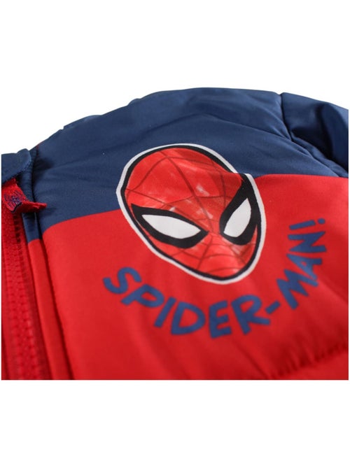Marvel - doudoune zippée à capuche à empiècements - Kiabi