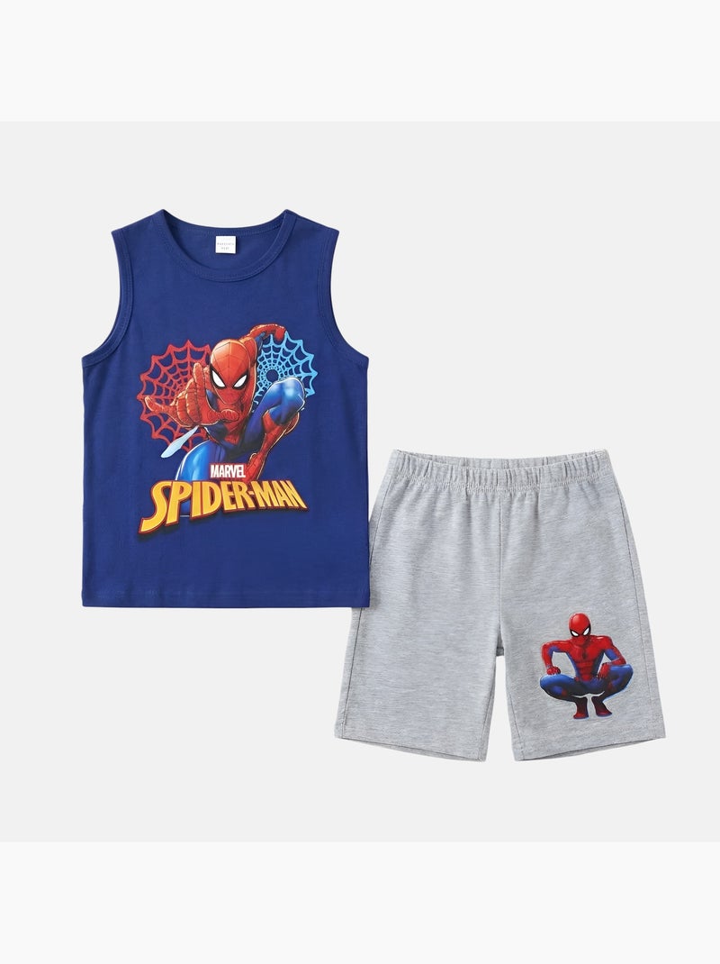 Marvel - Ensemble garçon débardeur et short Gris - Kiabi
