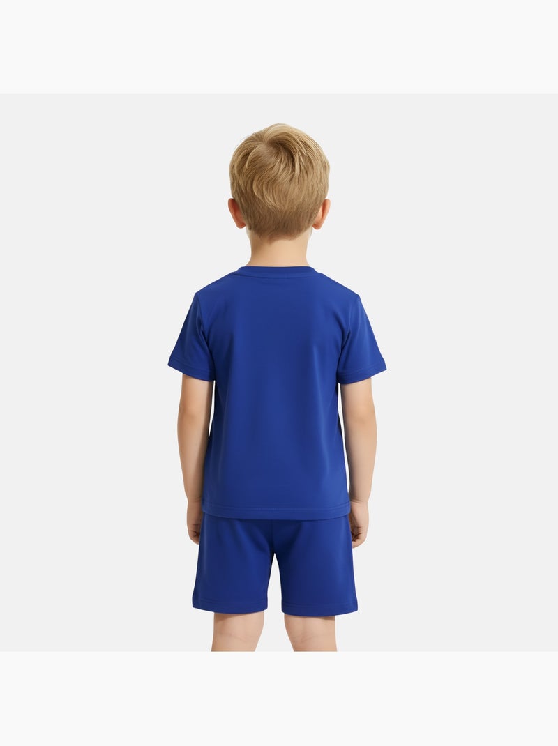 Marvel - Ensemble garçon T-shirt manches courtes et short Bleu - Kiabi