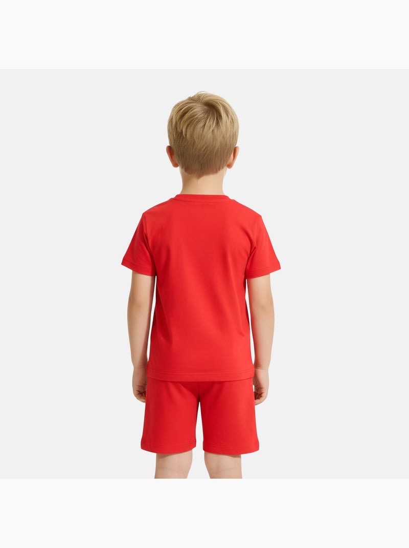 Marvel - Ensemble garçon T-shirt manches courtes et short Rouge - Kiabi