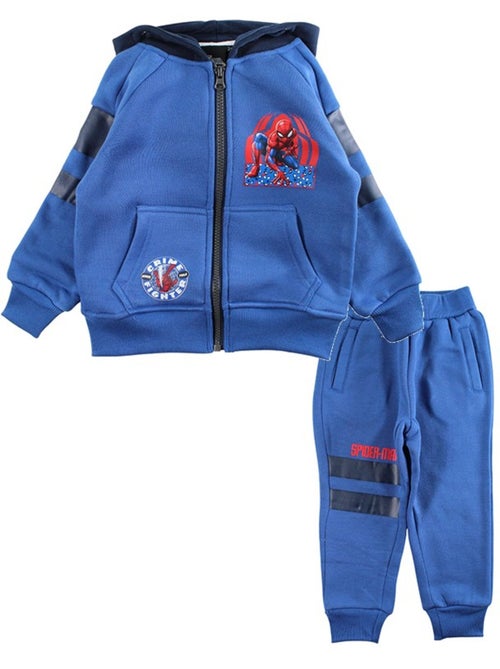 Marvel - Ensemble jogging garçon veste capuche et pantalon à imprimé - Kiabi