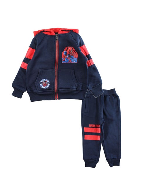 Marvel - Ensemble jogging garçon veste capuche et pantalon à imprimé - Kiabi