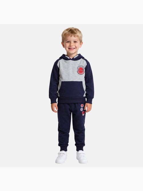 Marvel - ensemble sweat à capuche et pantalon de jogging imprimés, poche kangourou - Kiabi Marvel - ensemble sweat à capuche et pantalon de jogging imprimés, poche kangourou - Kiabi
