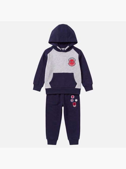 Marvel - ensemble sweat à capuche et pantalon de jogging imprimés, poche kangourou - Kiabi Marvel - ensemble sweat à capuche et pantalon de jogging imprimés, poche kangourou - Kiabi