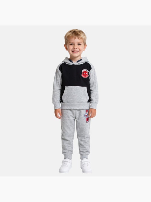 Marvel - ensemble sweat à capuche et pantalon de jogging imprimés, poche kangourou - Kiabi Marvel - ensemble sweat à capuche et pantalon de jogging imprimés, poche kangourou - Kiabi