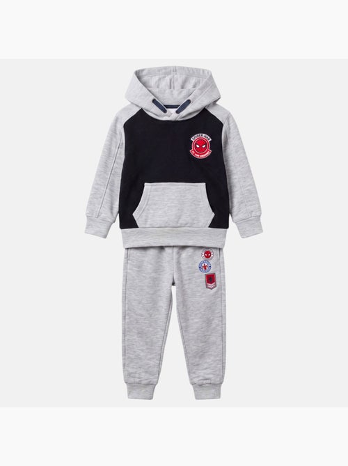 Marvel - ensemble sweat à capuche et pantalon de jogging imprimés, poche kangourou - Kiabi Marvel - ensemble sweat à capuche et pantalon de jogging imprimés, poche kangourou - Kiabi