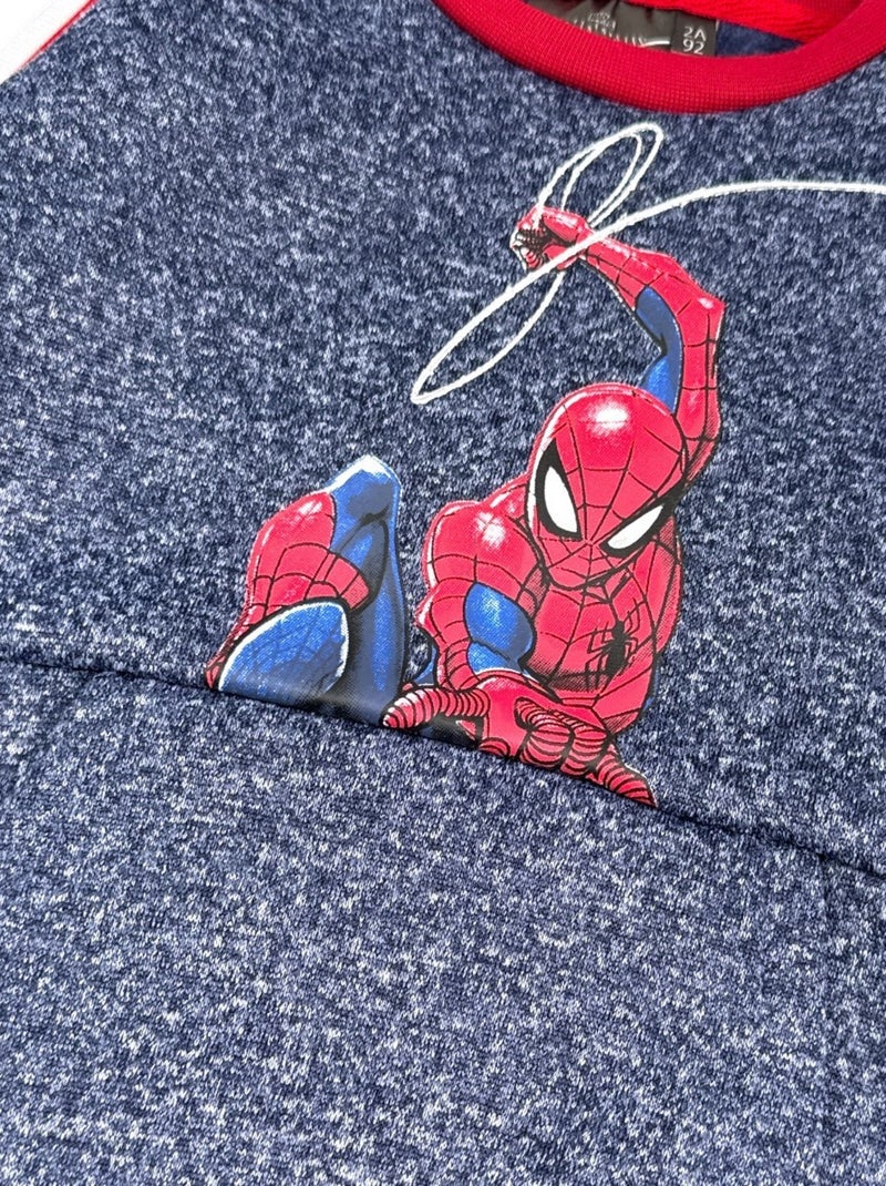 Marvel - Ensemble Sweat et pantalon de jogging garçon Spiderman Bleu marine - Kiabi