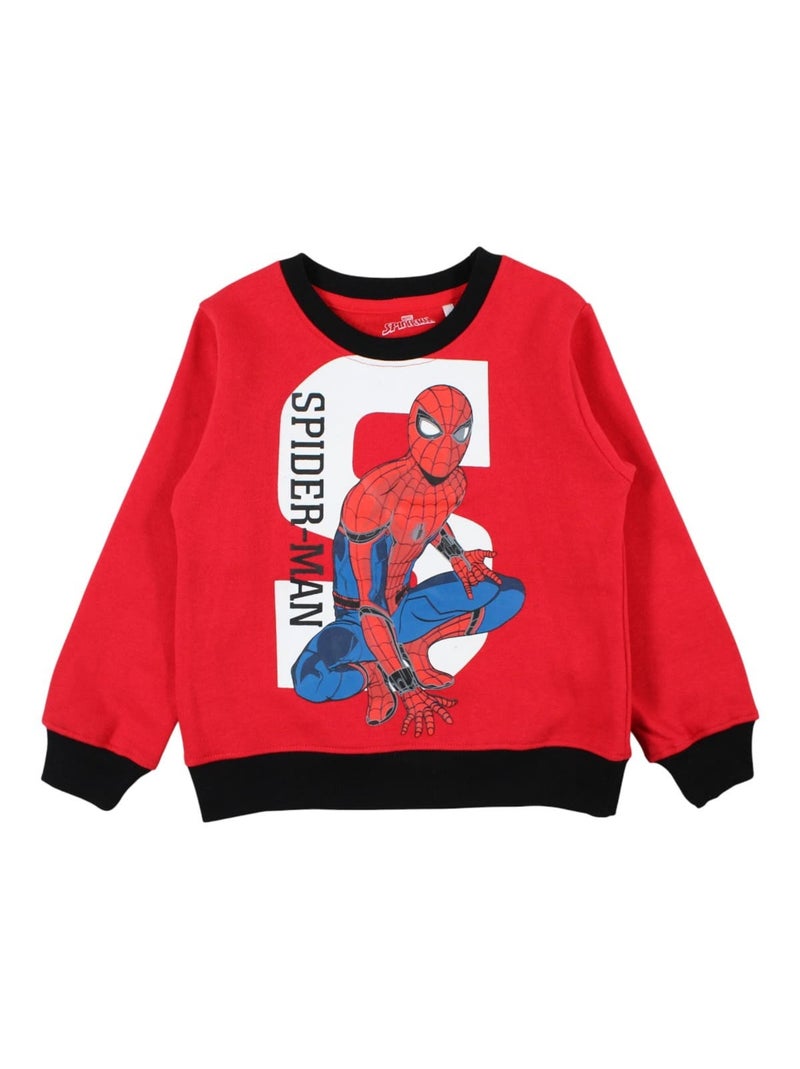 Marvel - Ensemble Sweat et pantalon de jogging garçon Spiderman Rouge - Kiabi