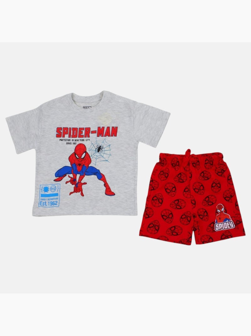 Marvel - Ensemble T-shirt et short avec personnage Gris - Kiabi