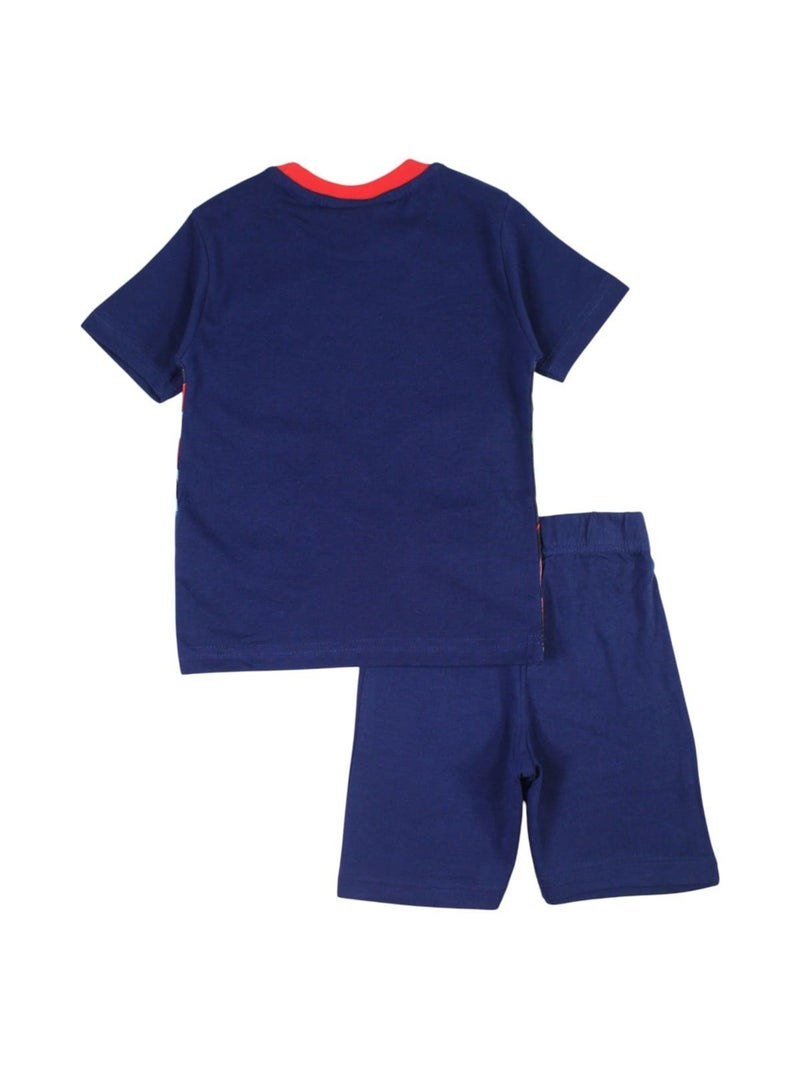 Marvel - Ensemble T-shirt et Short Avengers Bleu marine - Kiabi