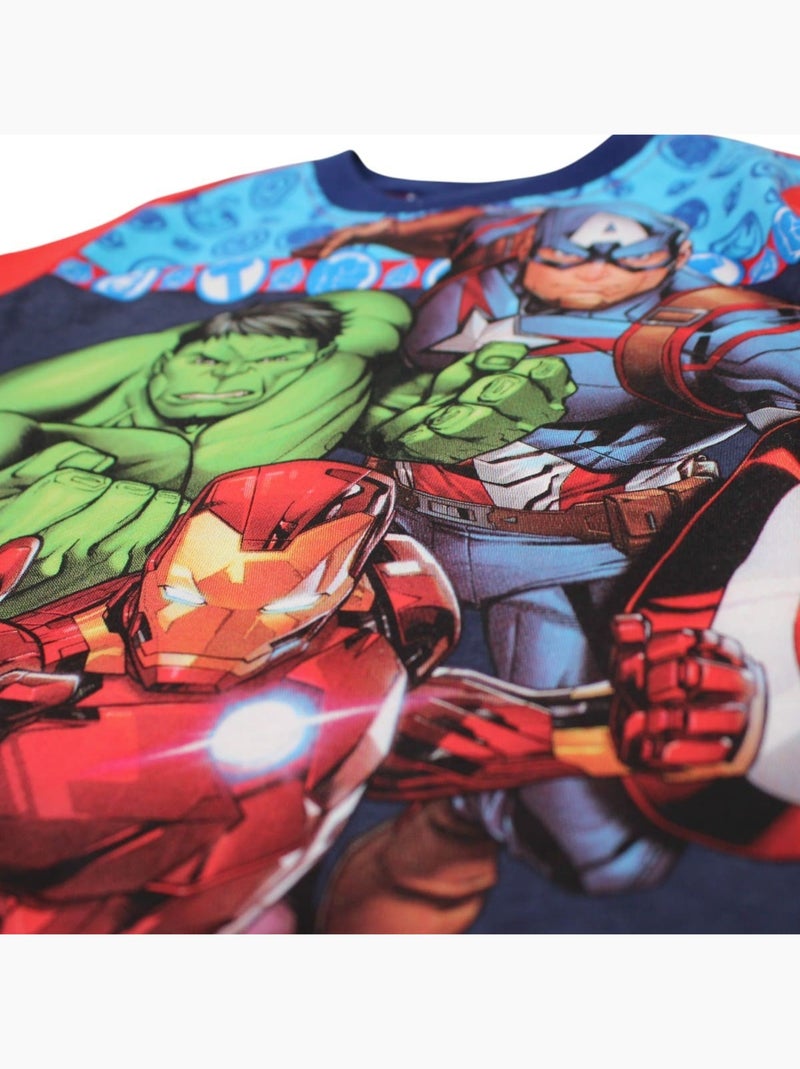 Marvel - Ensemble T-shirt et Short Avengers Rouge - Kiabi
