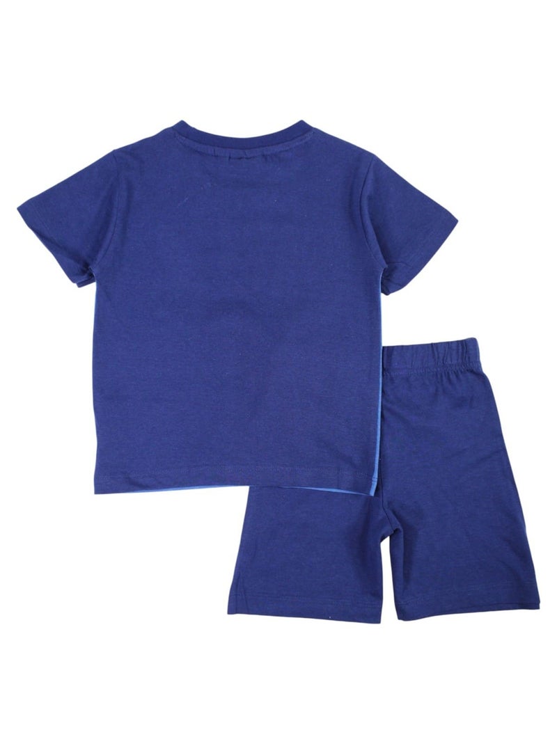 Marvel - Ensemble t-shirt et short enfant à imprimé Bleu marine - Kiabi