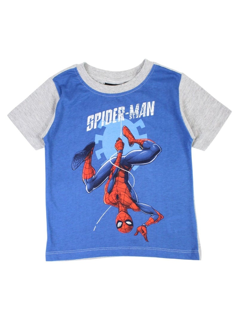 Marvel - Ensemble t-shirt et short enfant à imprimé Gris - Kiabi