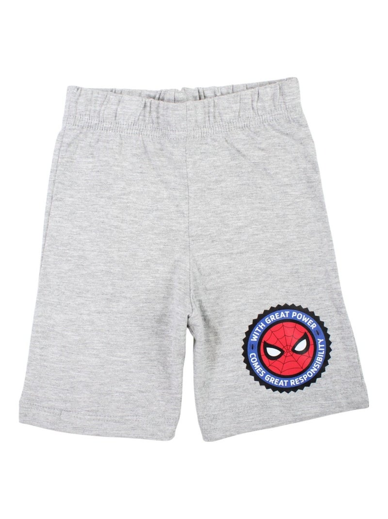 Marvel - Ensemble t-shirt et short enfant à imprimé Gris - Kiabi