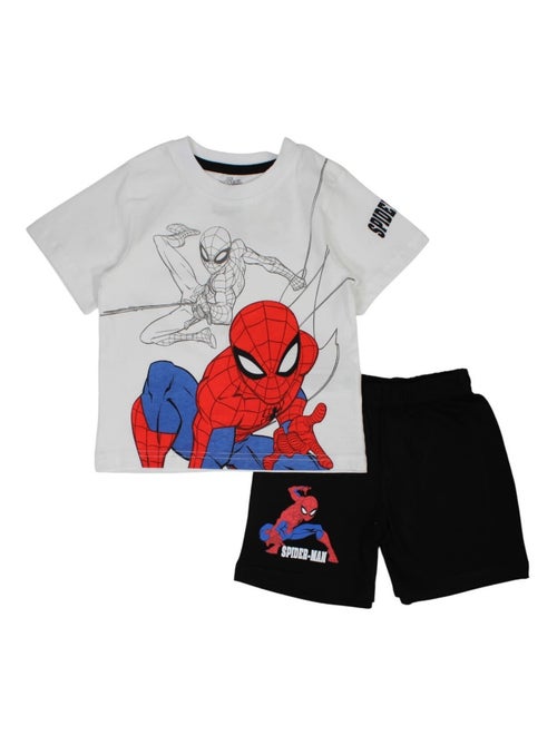 Marvel - Ensemble T-shirt et Short Garçon Spiderman - Kiabi