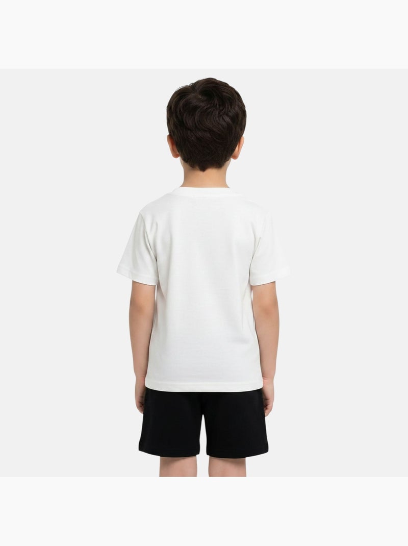 Marvel - ensemble t-shirt imprimé et short assorti Blanc - Kiabi