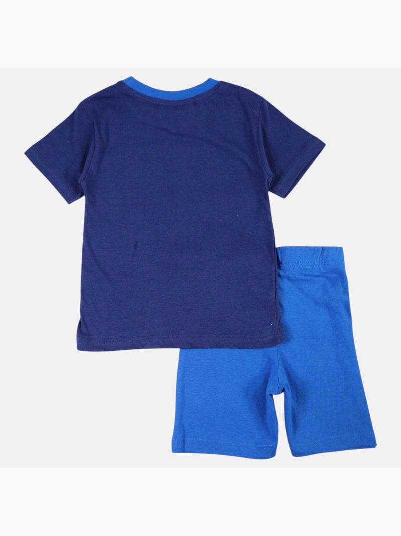 Marvel - ensemble t-shirt imprimé et short assorti Bleu marine - Kiabi