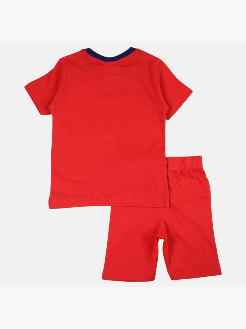 Marvel - ensemble t-shirt imprimé et short assorti Rouge - Kiabi