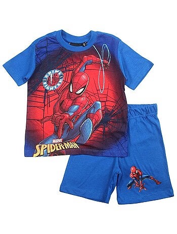 Marvel - Ensemble ​​T-shirt short garçon Imprimé Spiderman