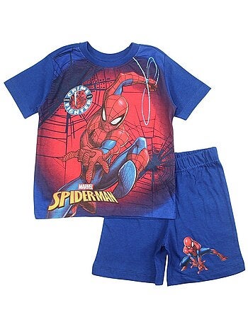 Marvel - Ensemble ​​T-shirt short garçon Imprimé Spiderman